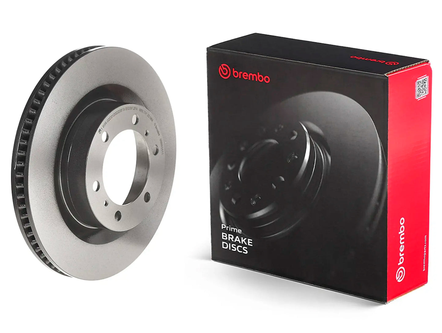 Brembo Blank Vented Front Rotor - 10-24 4Runner / 10-23 GX460