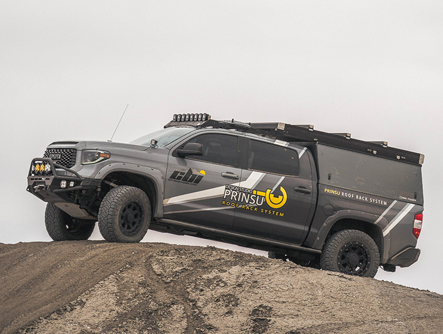 CBI Offroad Fab Overland Rock Sliders - 07-21 Toyota Tundra