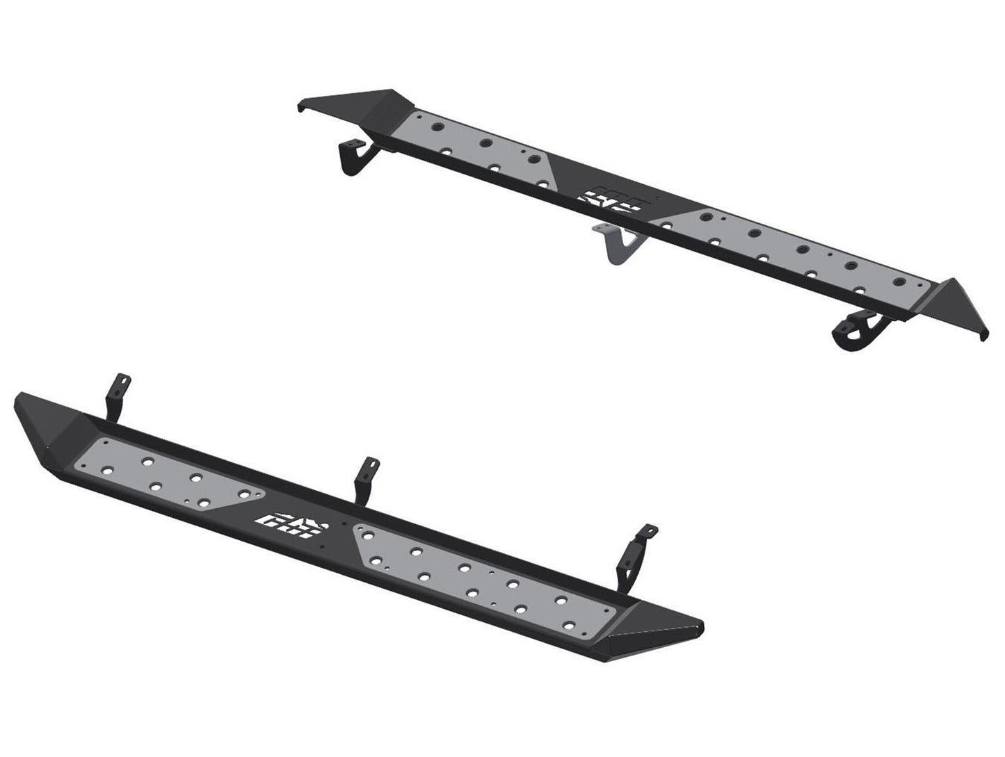 CBI Offroad Fab Side Steps - 10-24 Toyota 4Runner