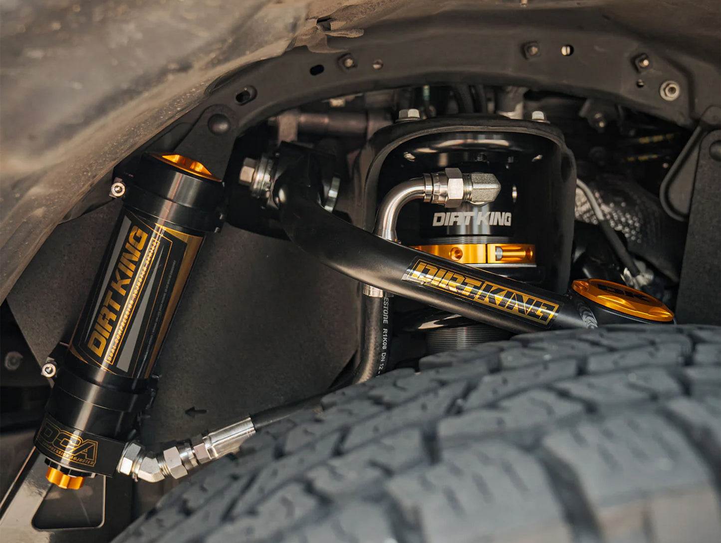 Dirt King 2.5 Coilovers | DCA Remote Reservoir - 05-23 Tacoma