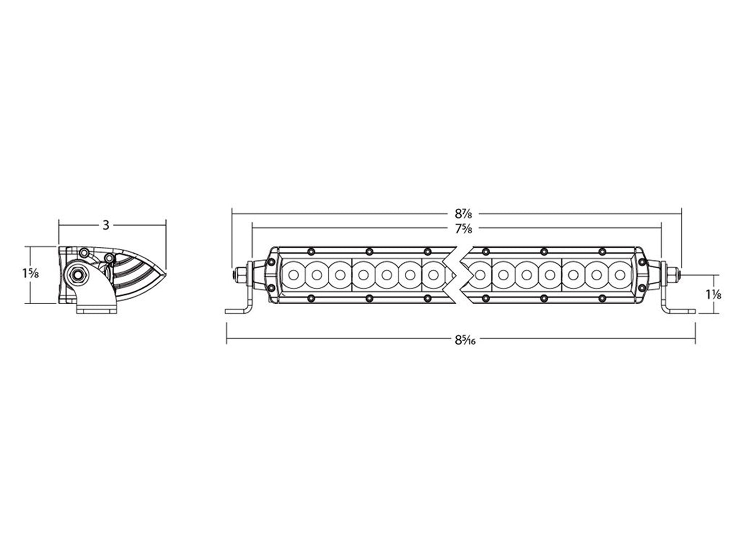 Rigid Industries SR-Series Fog Light Kit - 22+ Toyota Tundra / 23+ Sequoia / 24+ Tacoma / 25+ 4Runner