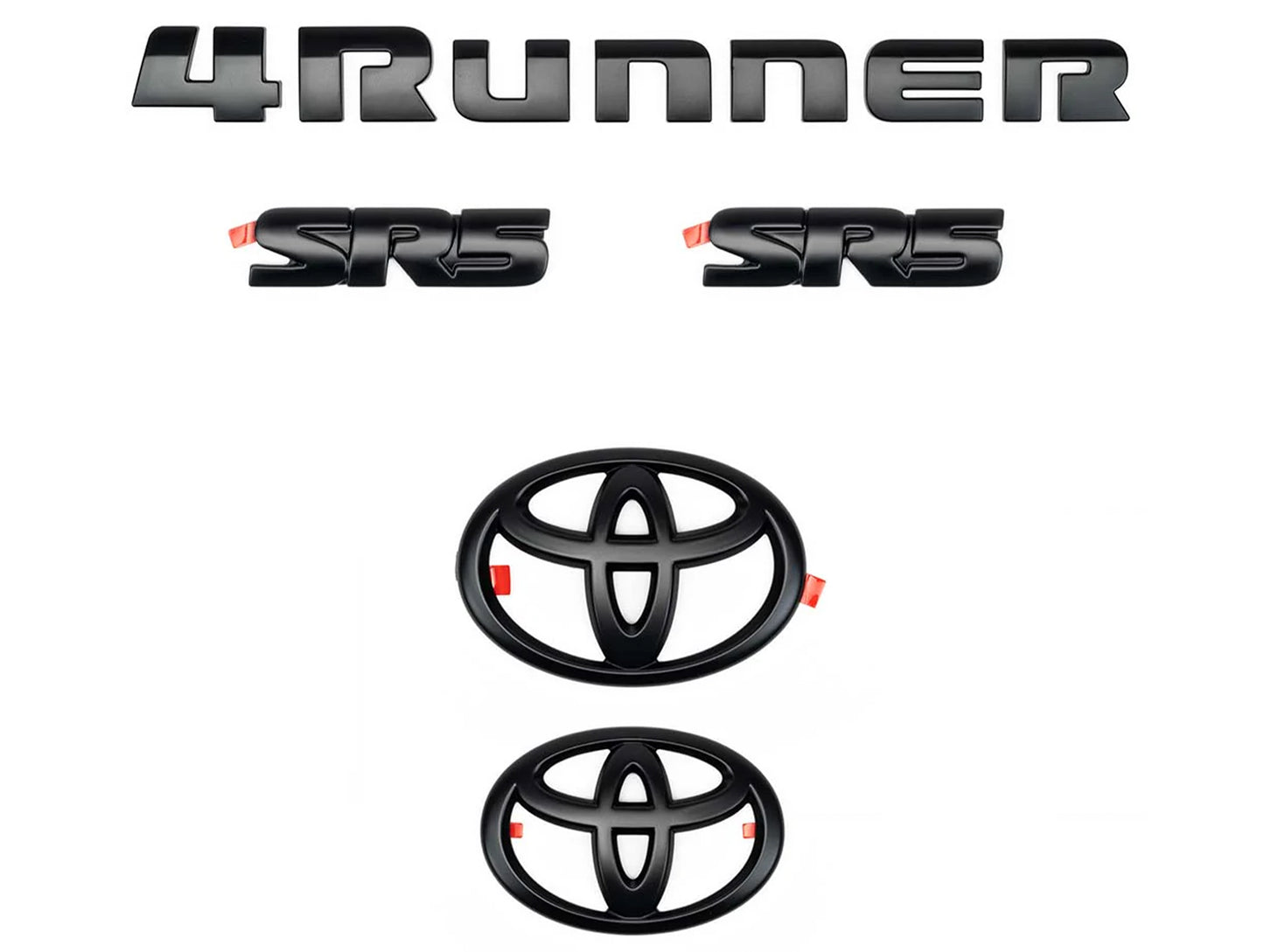 Toyota Blackout Emblem Overlay Kit - 14-24 4Runner
