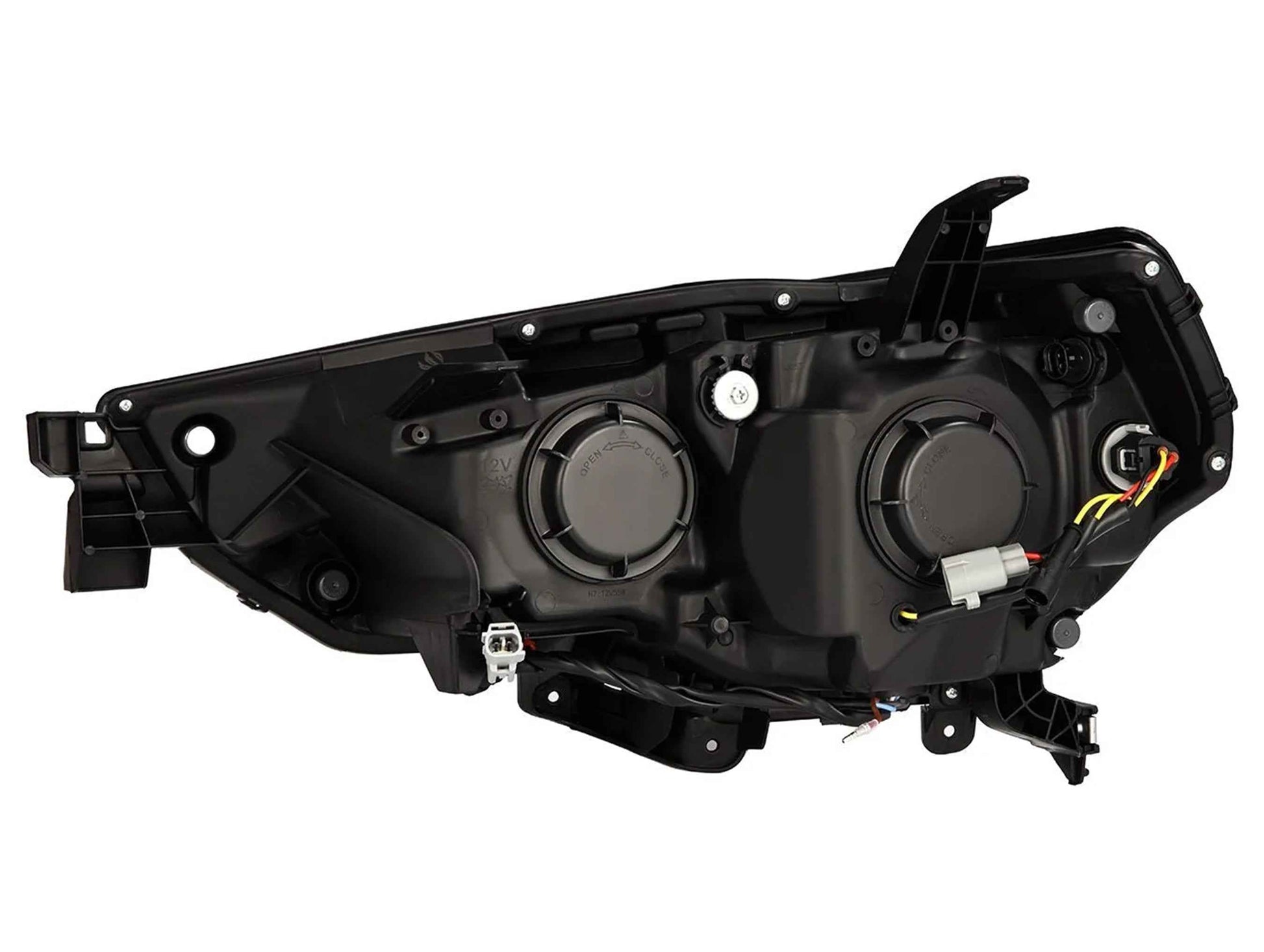 AlphaRex LUXX-Series LED Projector Headlights - Black w/Active Light & Seq. Sig + DRL - 14-22 Toyota 4Runner