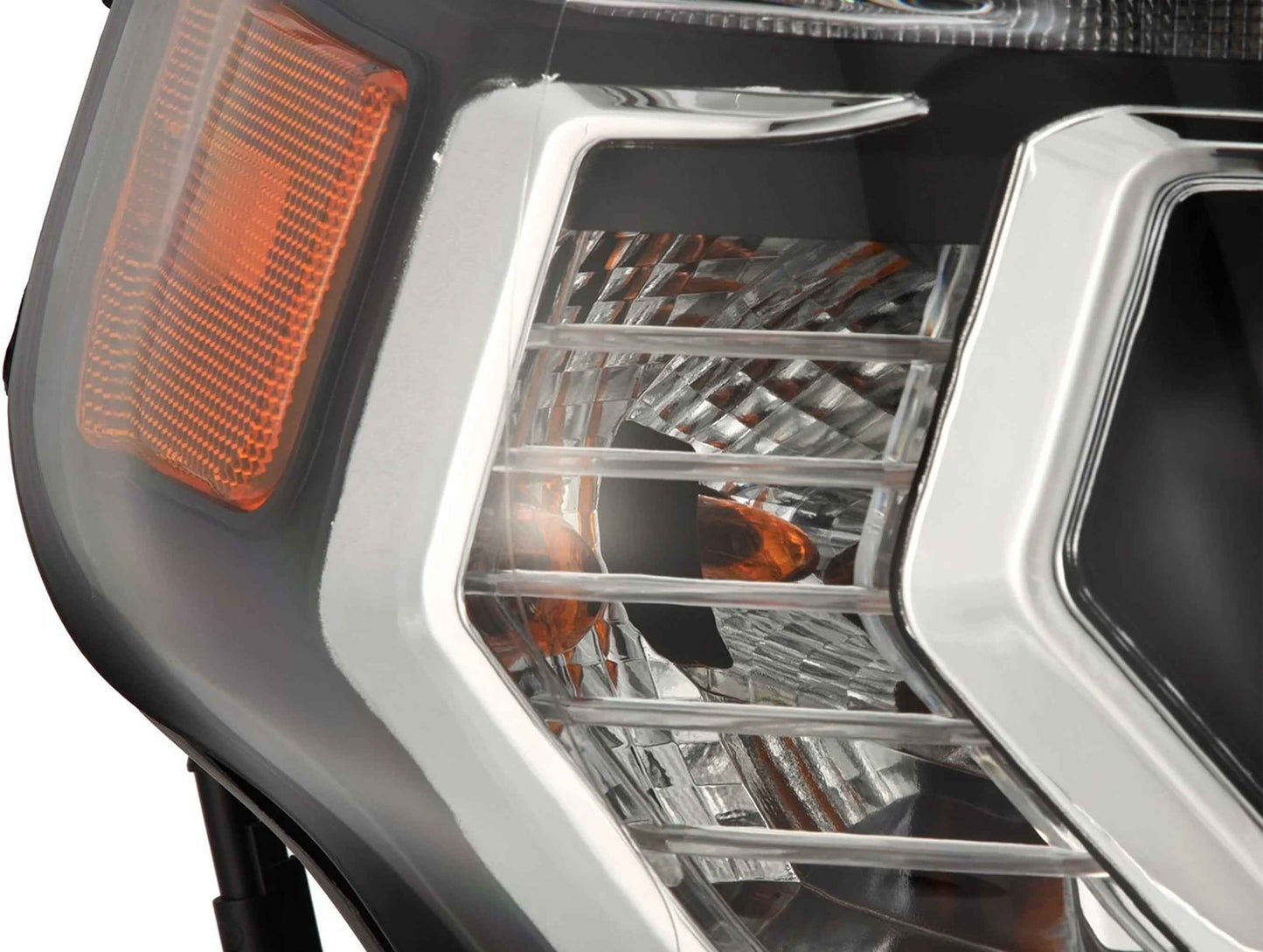 AlphaRex LUXX-Series LED Projector Headlights - Black w/Active Light & Seq. Sig + DRL - 14-22 Toyota 4Runner