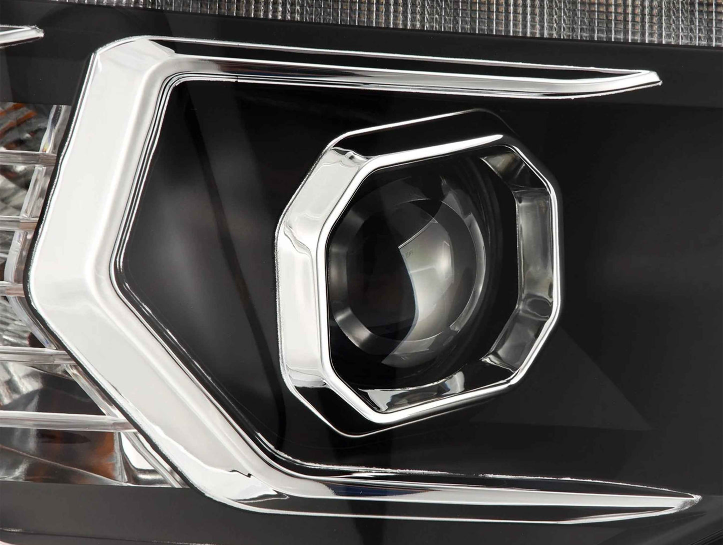 AlphaRex LUXX-Series LED Projector Headlights - Black w/Active Light & Seq. Sig + DRL - 14-22 Toyota 4Runner