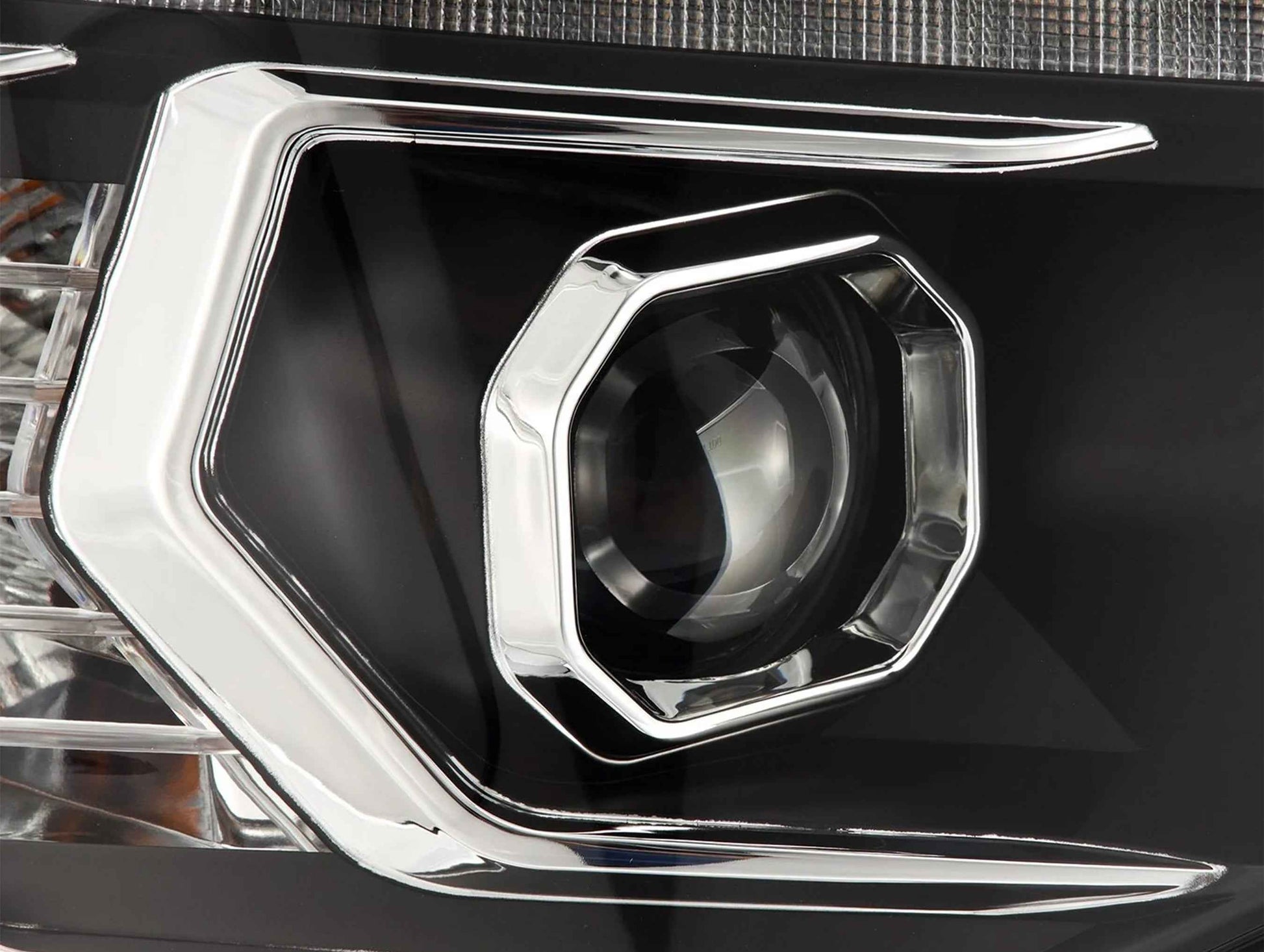 AlphaRex LUXX-Series LED Projector Headlights - Black w/Active Light & Seq. Sig + DRL - 14-22 Toyota 4Runner