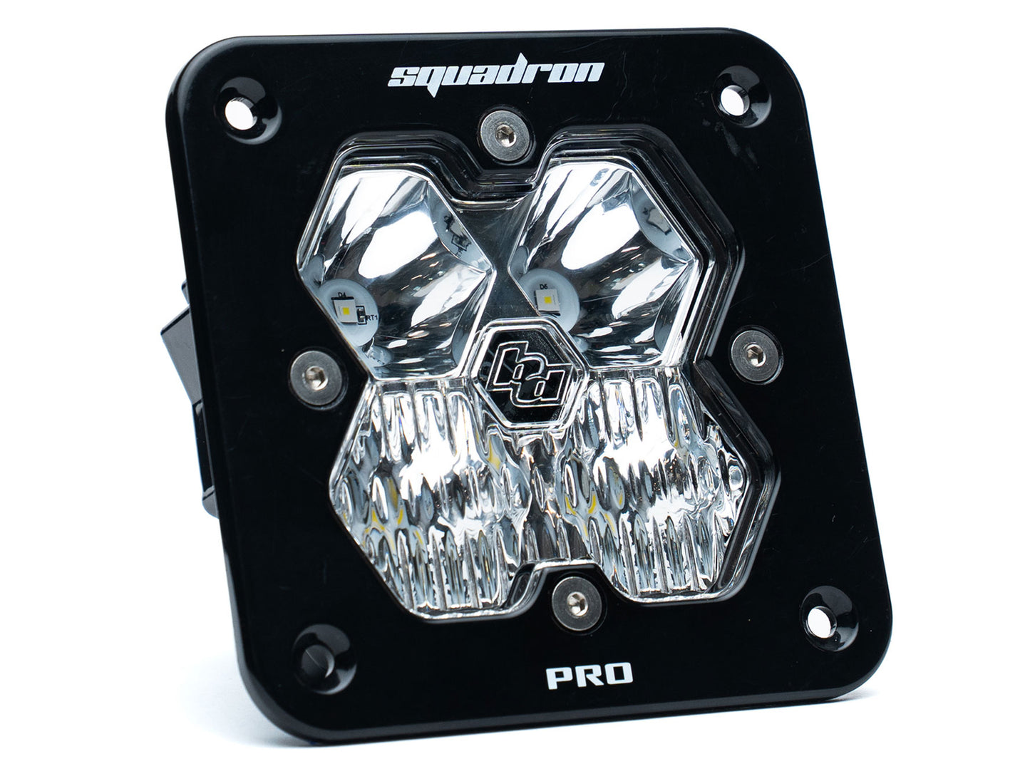 Baja Designs Squadron 2.0 Pro Black Flush Mount LED Auxiliary Light Pod - Universal