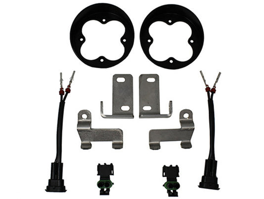 Baja Designs Toyota Fog Pocket Light Mount Kit For Squadron-R Lights - 2010-24 4Runner / 2012-23 Tacoma / 2014-21 Tundra