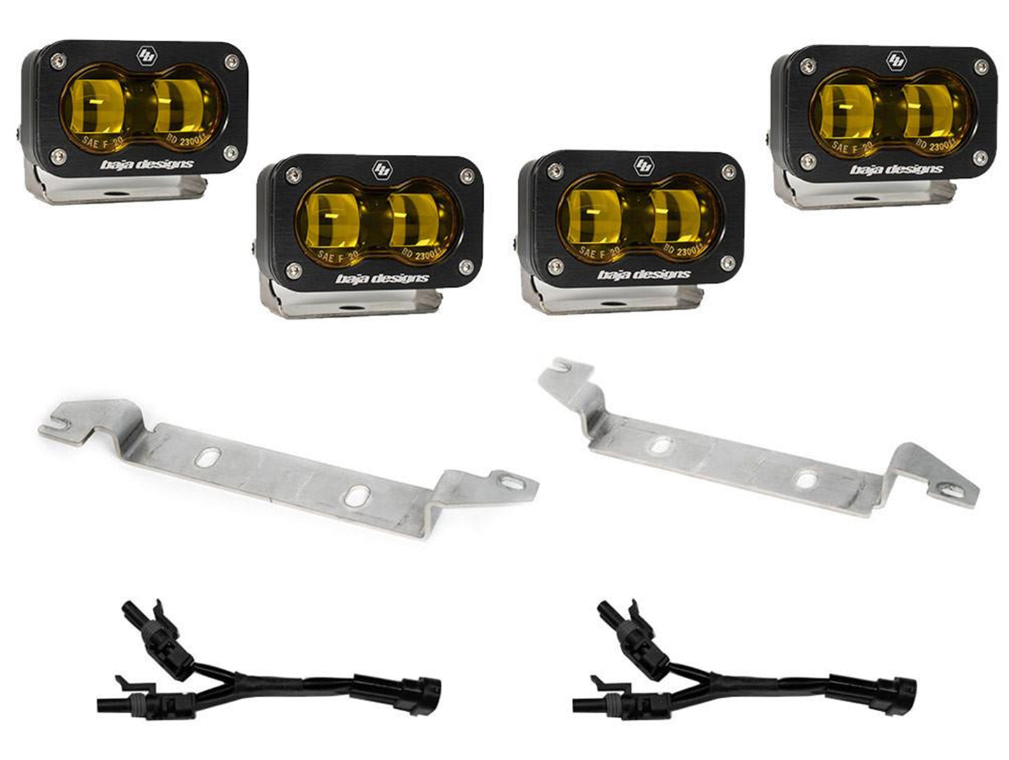 Baja Designs Toyota S2 SAE OEM Fog Light Replacement Kit - 2024+ Tacoma