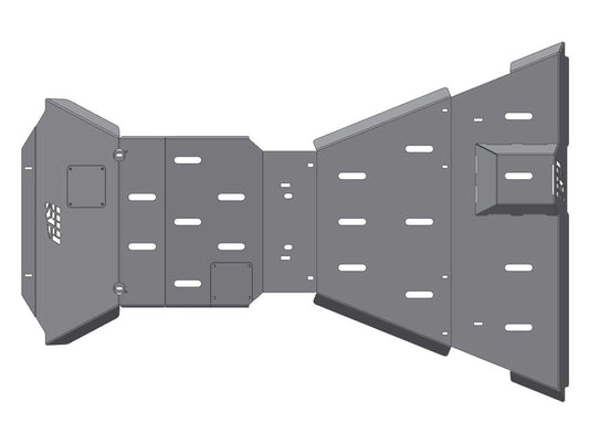 CBI Offroad Fab Full Overland Skid Plate Set - 14-21 Toyota Tundra