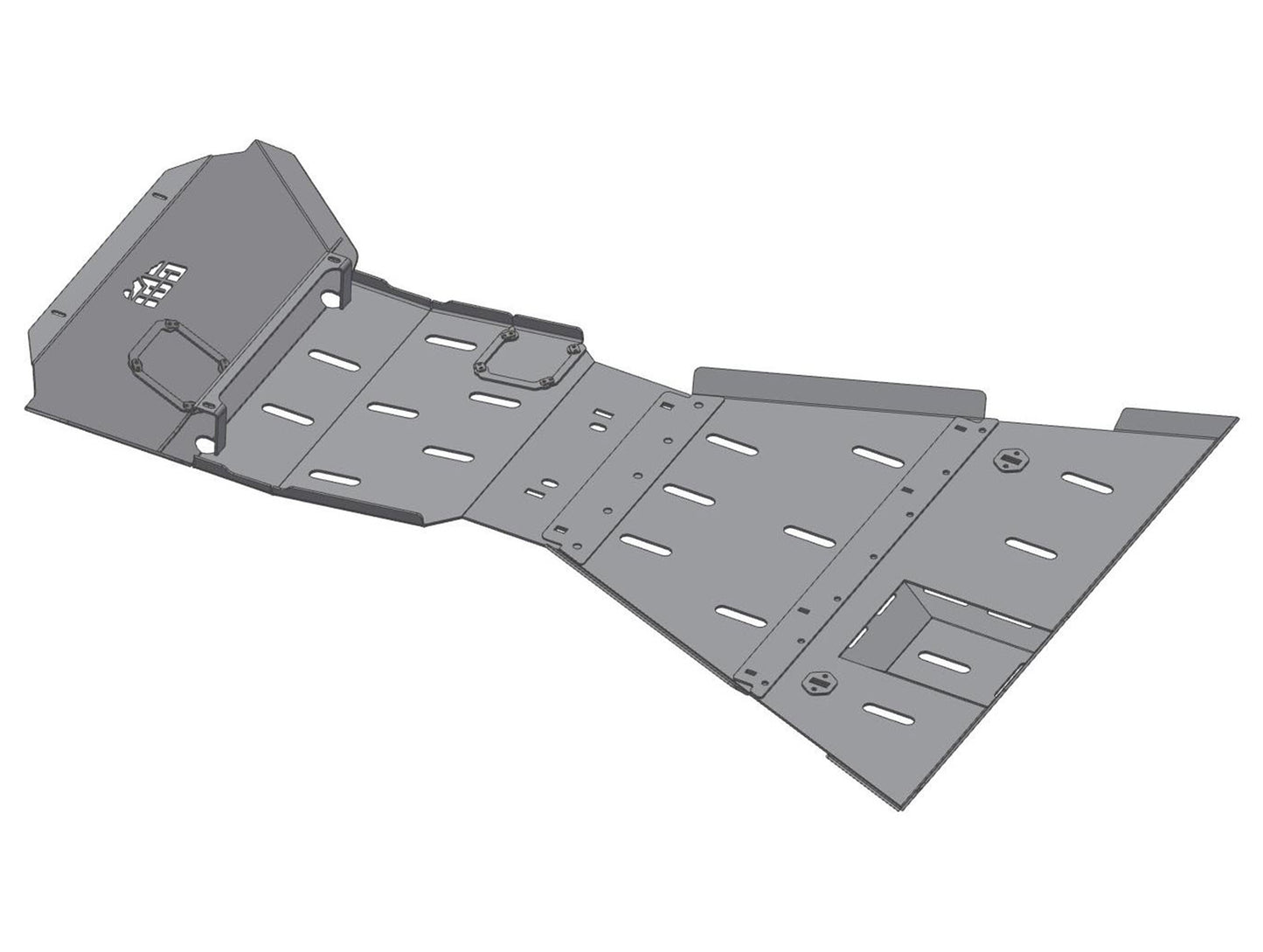 CBI Offroad Fab Full Overland Skid Plate Set - 14-21 Toyota Tundra