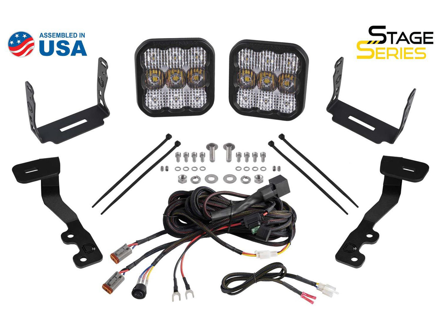 Diode Dynamics SS3 Ditch Light Kit - 22-25 Toyota Tundra