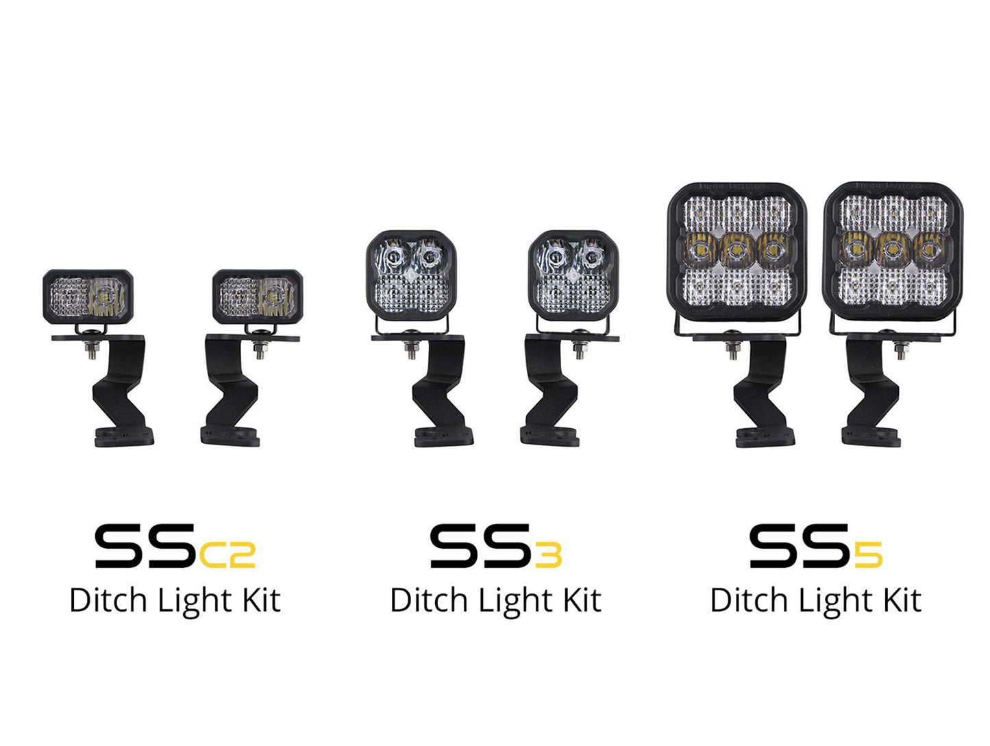 Diode Dynamics SS3 Ditch Light Kit - 22-25 Toyota Tundra