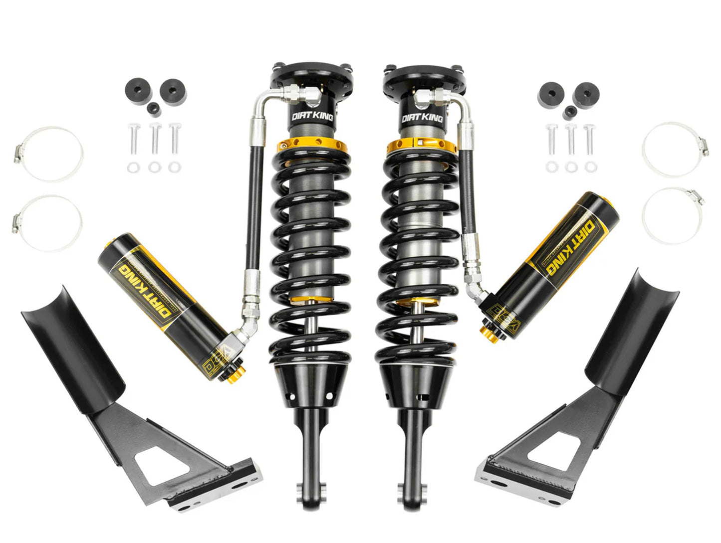 Dirt King 2.5 Coilovers | DCA Remote Reservoir - 03-24 4Runner / 07-14 FJ Cruiser / 03-09 Lexus GX470 / 10-23 GX460
