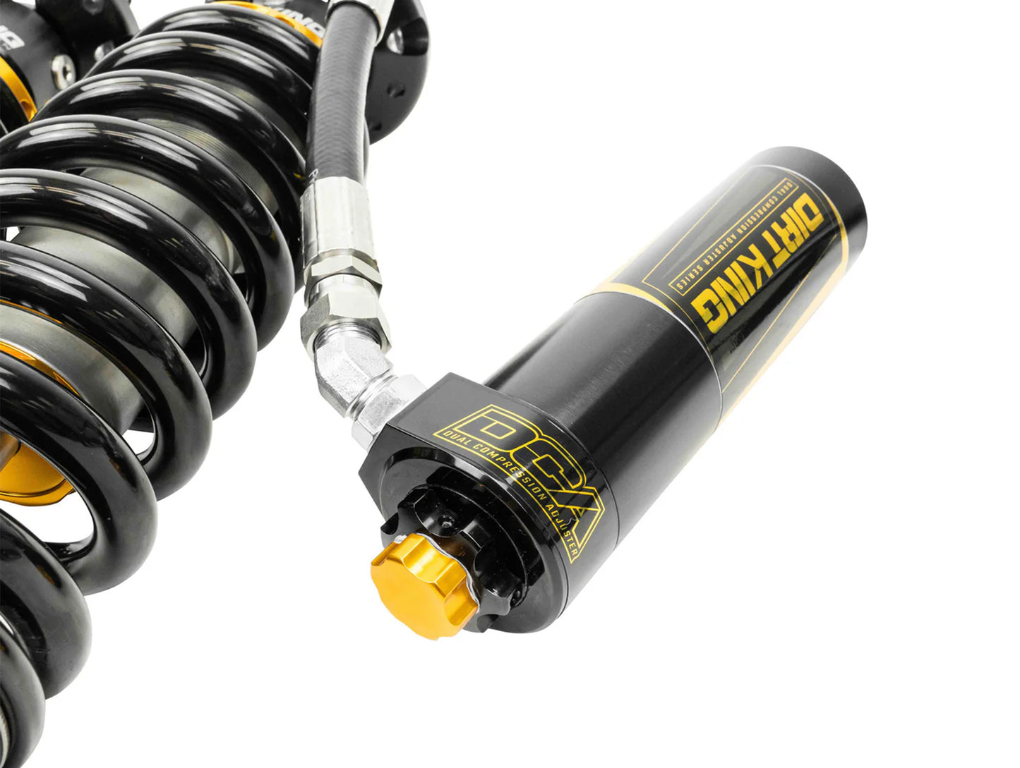 Dirt King 2.5 Coilovers | DCA Remote Reservoir - 03-24 4Runner / 07-14 FJ Cruiser / 03-09 Lexus GX470 / 10-23 GX460