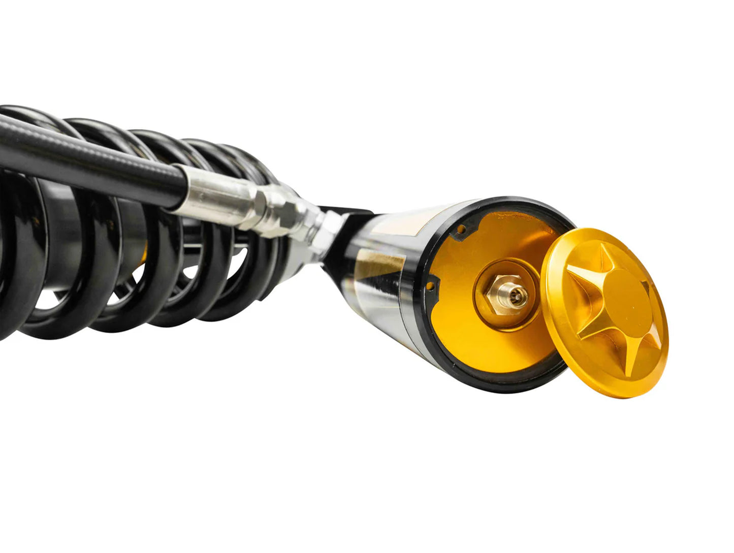 Dirt King 2.5 Coilovers | DCA Remote Reservoir - 03-24 4Runner / 07-14 FJ Cruiser / 03-09 Lexus GX470 / 10-23 GX460