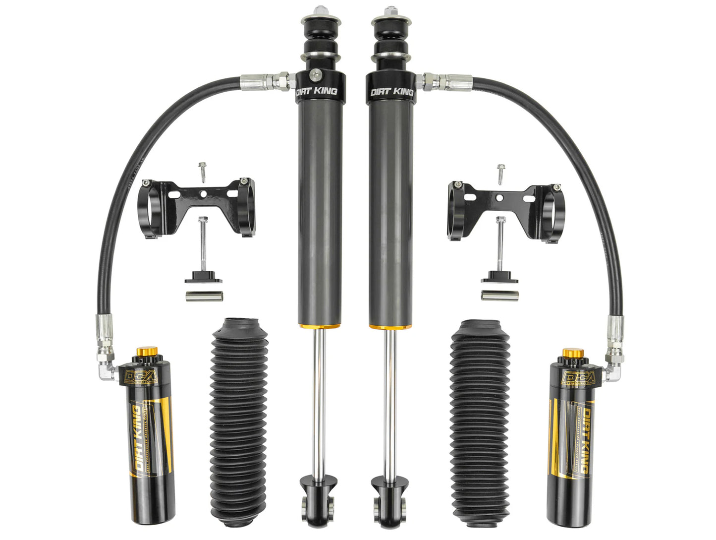 Dirt King 2.5 Smooth Body Shocks | DCA Remote Reservoir - 22+ Tundra