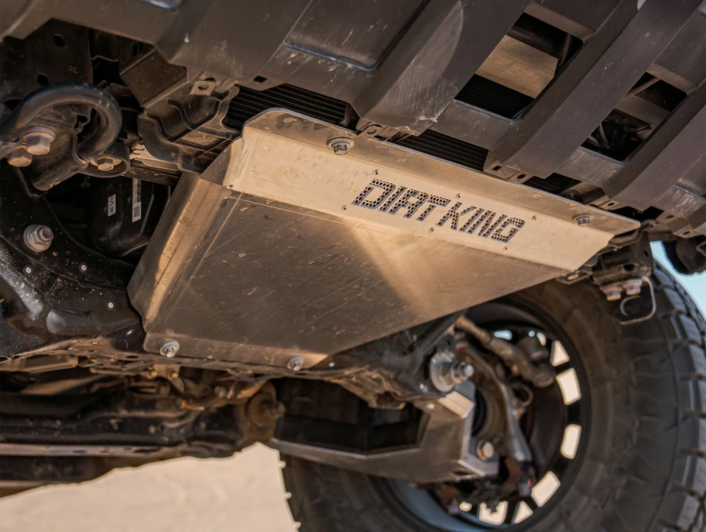 Dirt King Aluminum Front Skid Plate - 24+ Tacoma