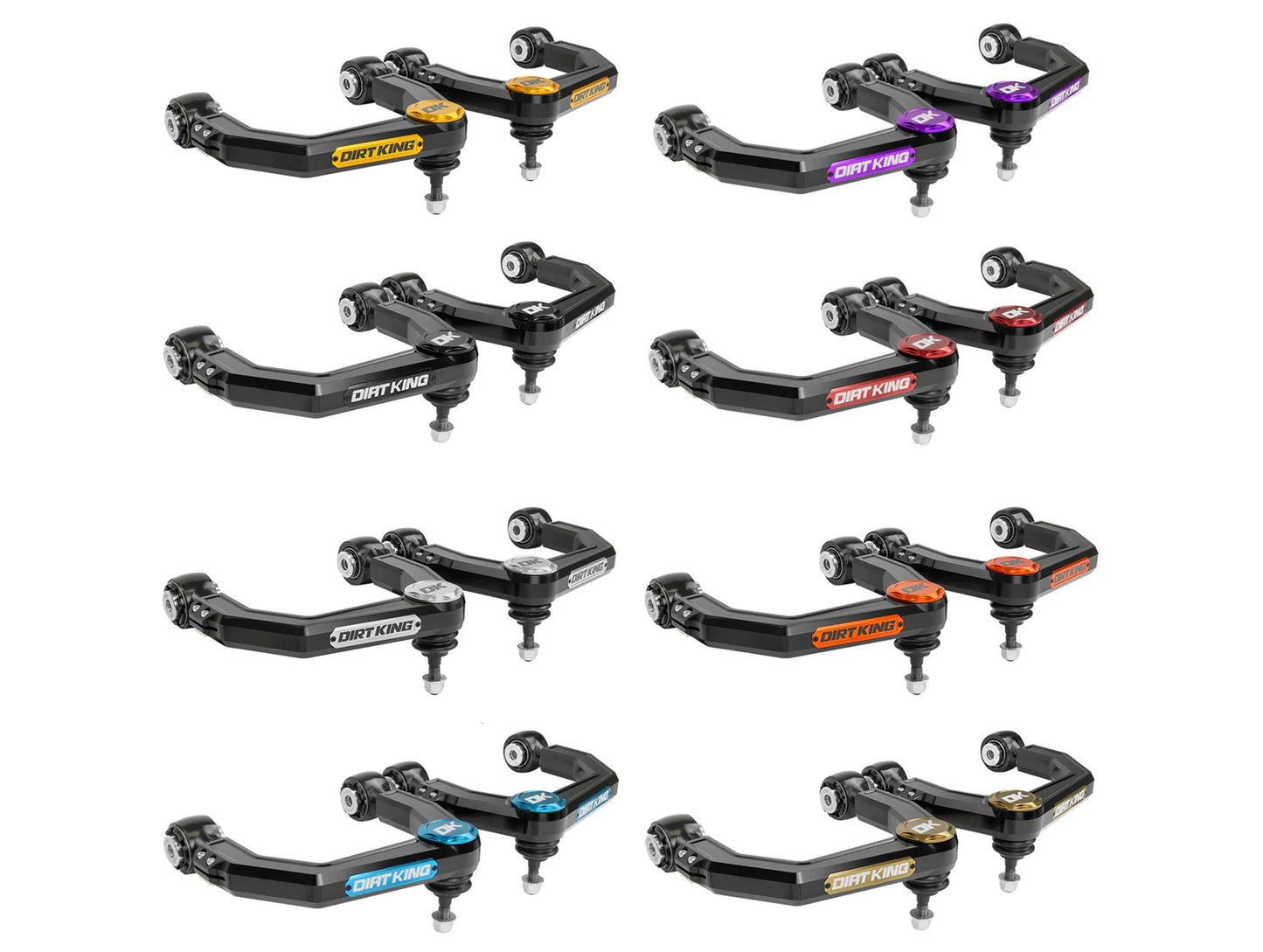 Dirt King Billet Upper Control Arms - 03-24 Toyota 4Runner / 07-14 FJ Cruiser