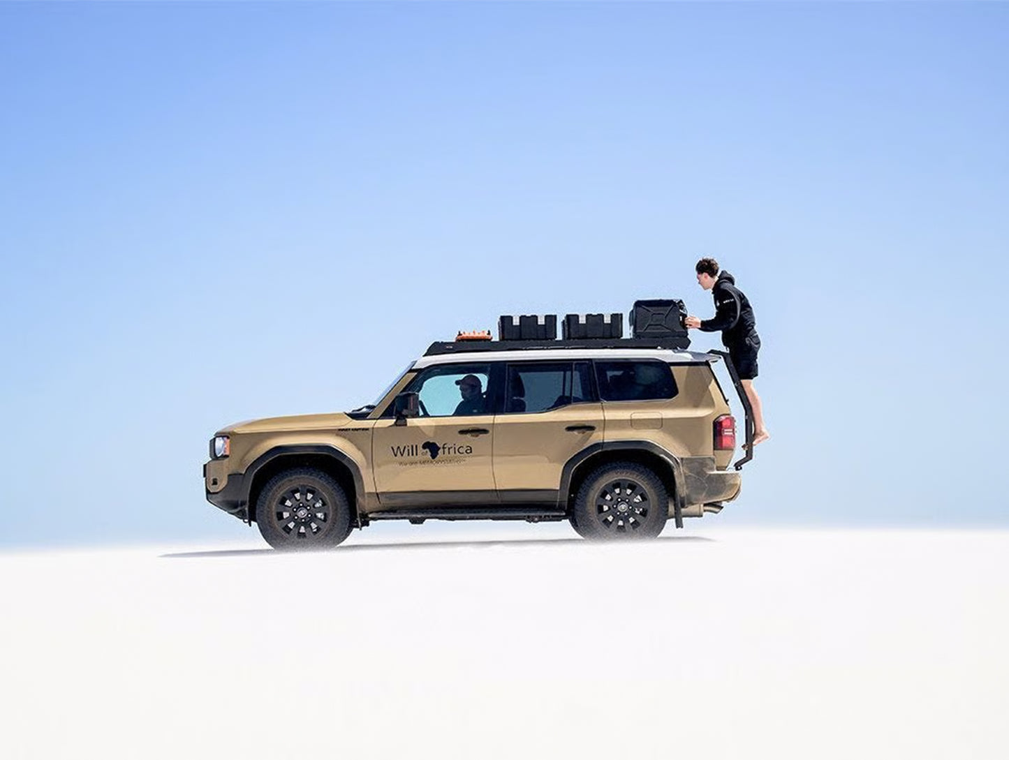 Front Runner Rear Hatch Ladder - 24+ Land Cruiser Prado 250 / Lexus GX550