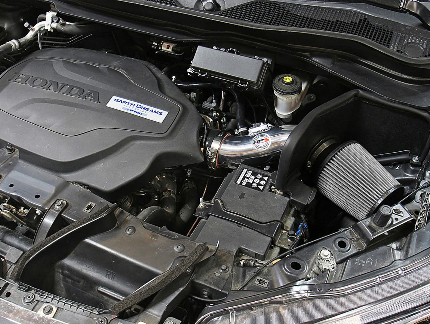 HPS Shortram Air Intake Kit - 19-25 Honda Passport / 16-22 Pilot / 17-25 Ridgeline