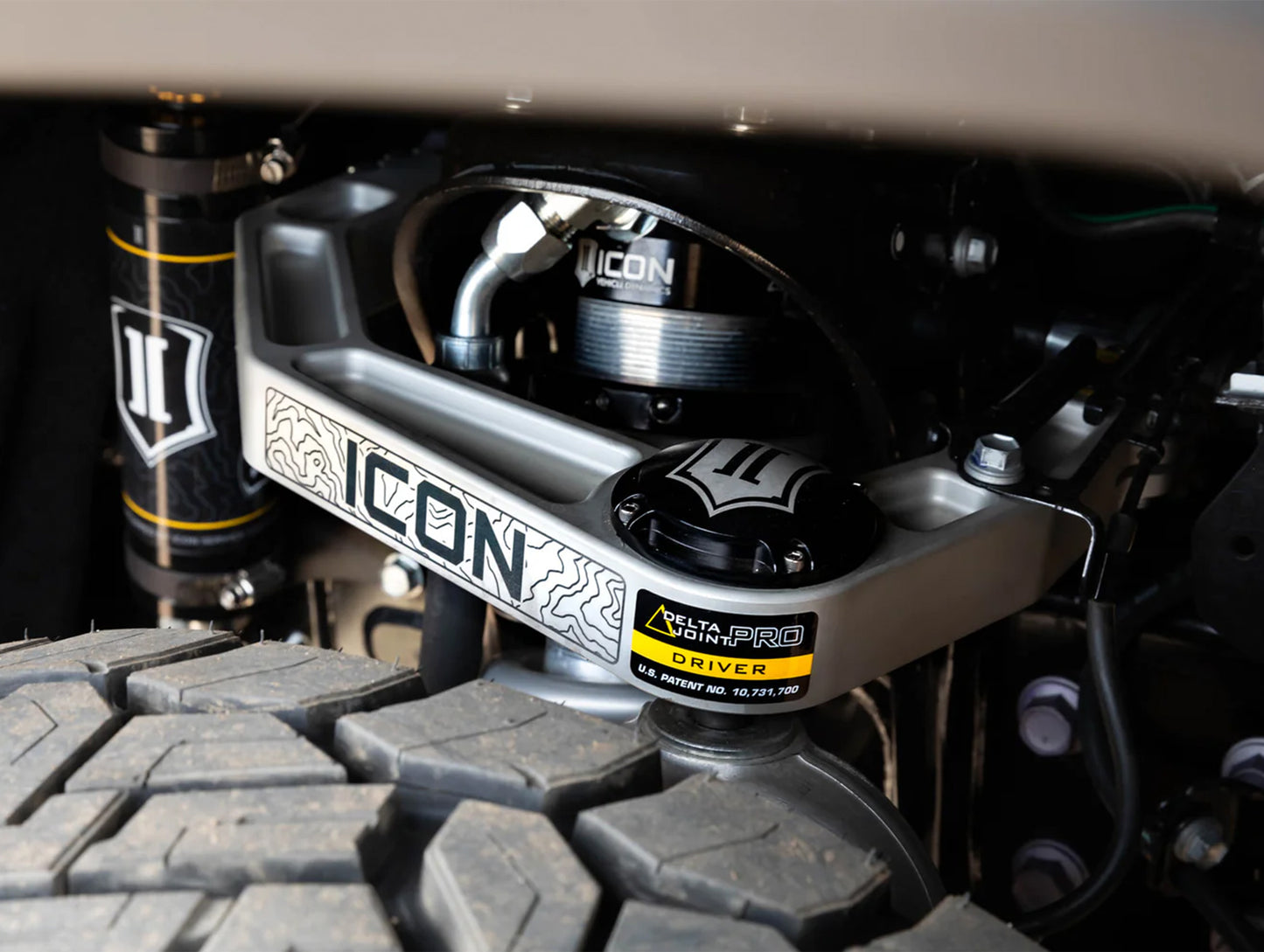 ICON Front Billet Upper Control Arms w/ Delta Joint Pro - 22+ Tundra / 23+ Sequoia