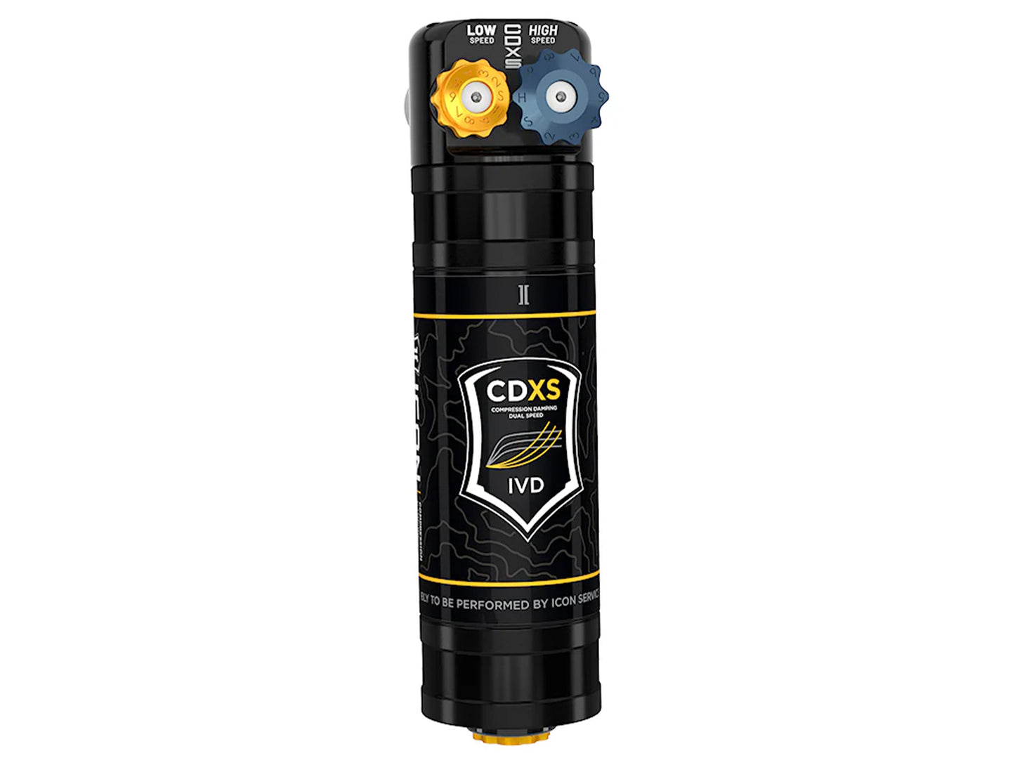 ICON VS 2.5 Series Front Coilover Kit Remote Reservoir w/ CDXS - 24+ Land Cruiser