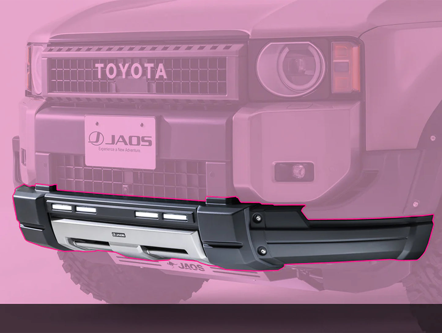 Jaos Front Bumper Guard - 24+ Land Cruiser