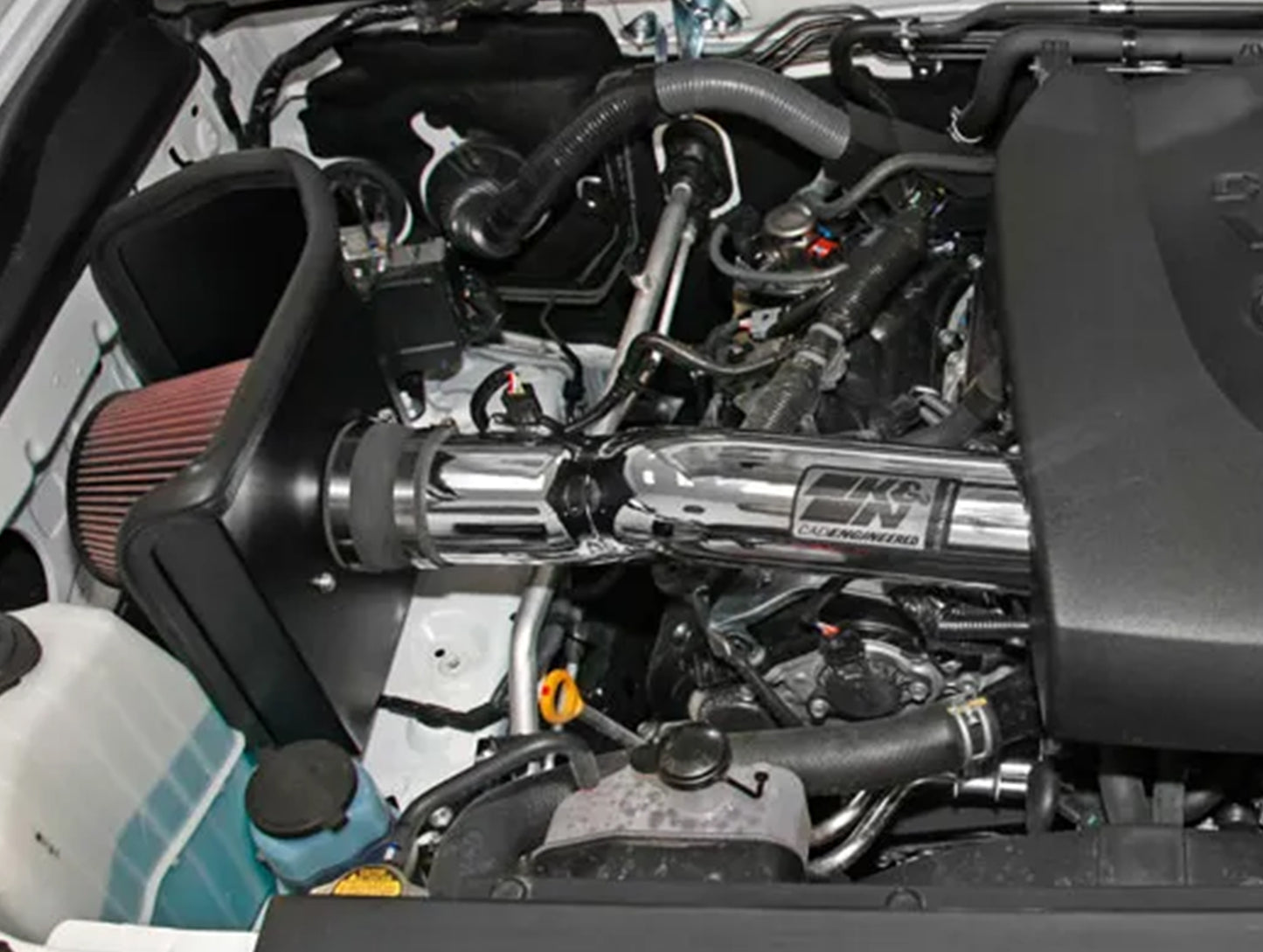 K&N High Flow Cold Air Intake System w/ Aluminum Arm - 16-23 Tacoma 3.5L V6