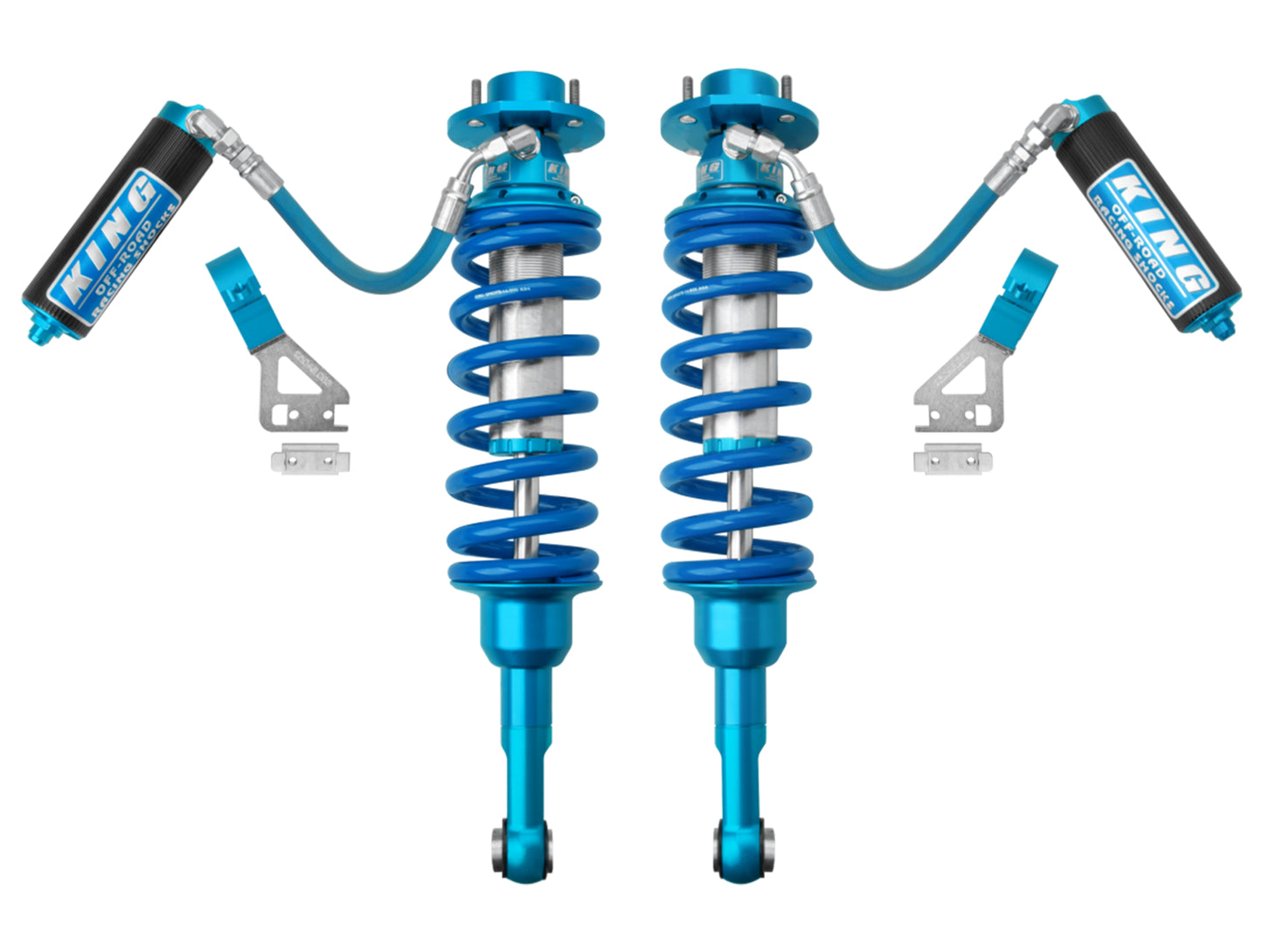 King Shocks Front 2.5 Remote Reservoir Coilover Pair - 24+ Land Cruiser / 24+ GX550 / 25+ 4Runner