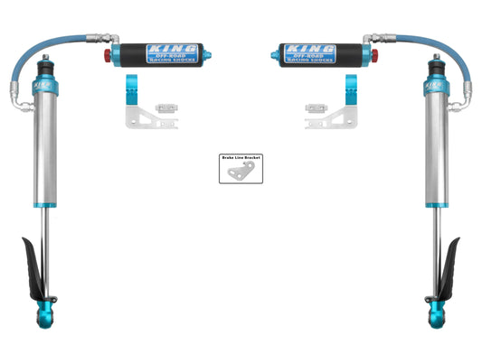 King Shocks Rear 2.5 Adjustable Remote Reservoir Shock Pair - 25+ 4Runner / 24+ Land Cruiser / 24+ GX550