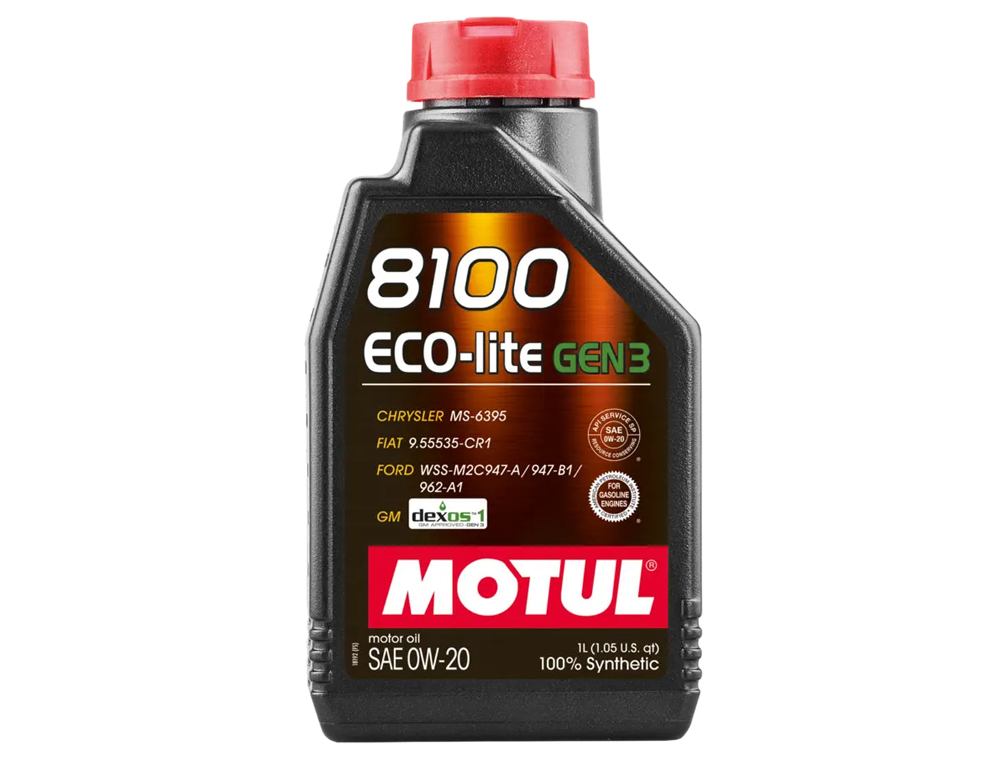 Motul 8100 Eco-Lite Full Synthetic Oil - 1 Liter