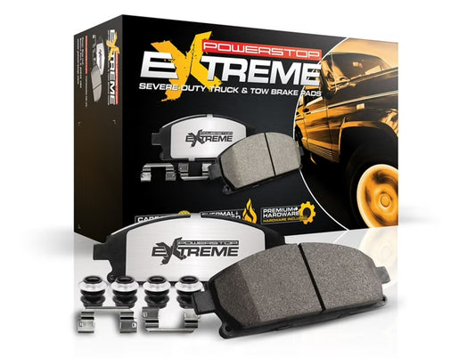 PowerStop Z36 Truck & Tow Carbon-Fiber Ceramic Brake Pads - 22+ Tundra / 23+ Sequoia / 24+ Tacoma / 24+ Land Cruiser / 25+ 4Runner / 24+ Lexus GX550