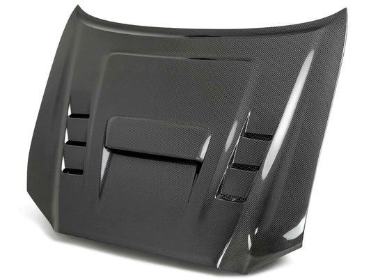 Seibon TS-Style Carbon Fiber Hood - 16-23 Toyota Tacoma