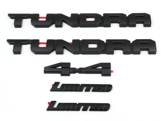 Toyota Blackout Emblem Overlay Kit - 22+ Tundra