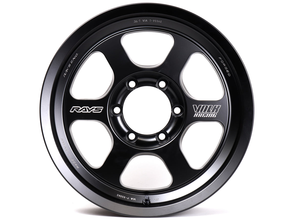 Volk Racing TE37XT Black Shadow Wheels - 17x8 / 6x139