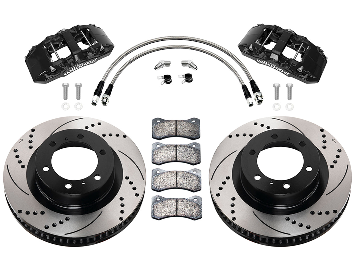 Wilwood AERO6 Direct-Mount Truck Front Brake Kit - 15-23 Tacoma