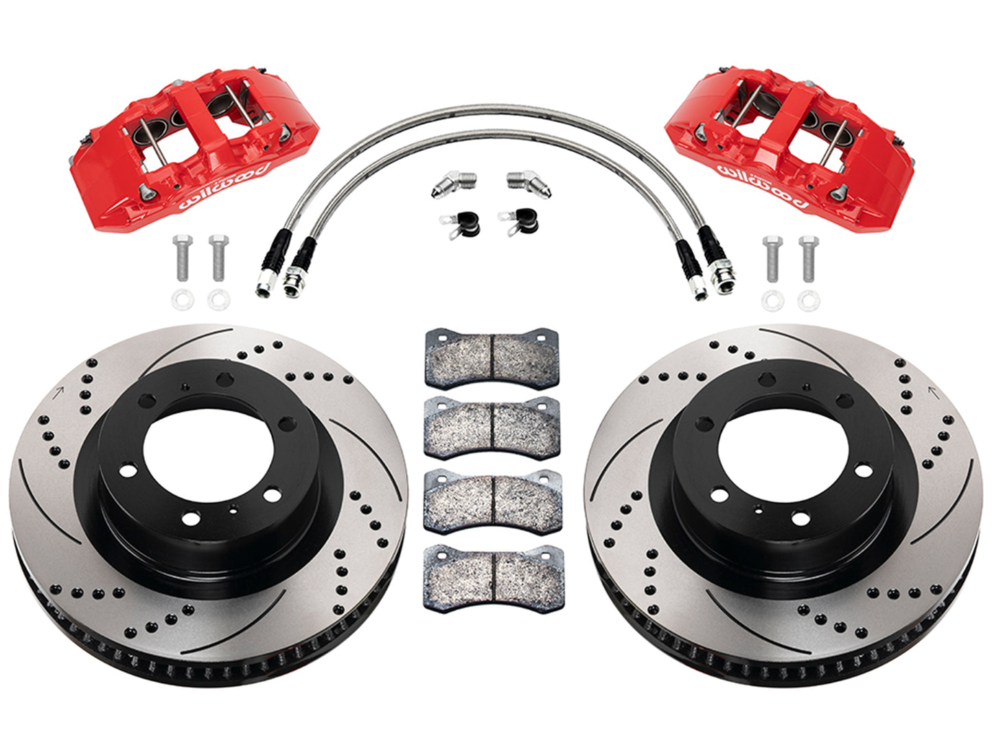 Wilwood AERO6 Direct-Mount Truck Front Brake Kit - 15-23 Tacoma
