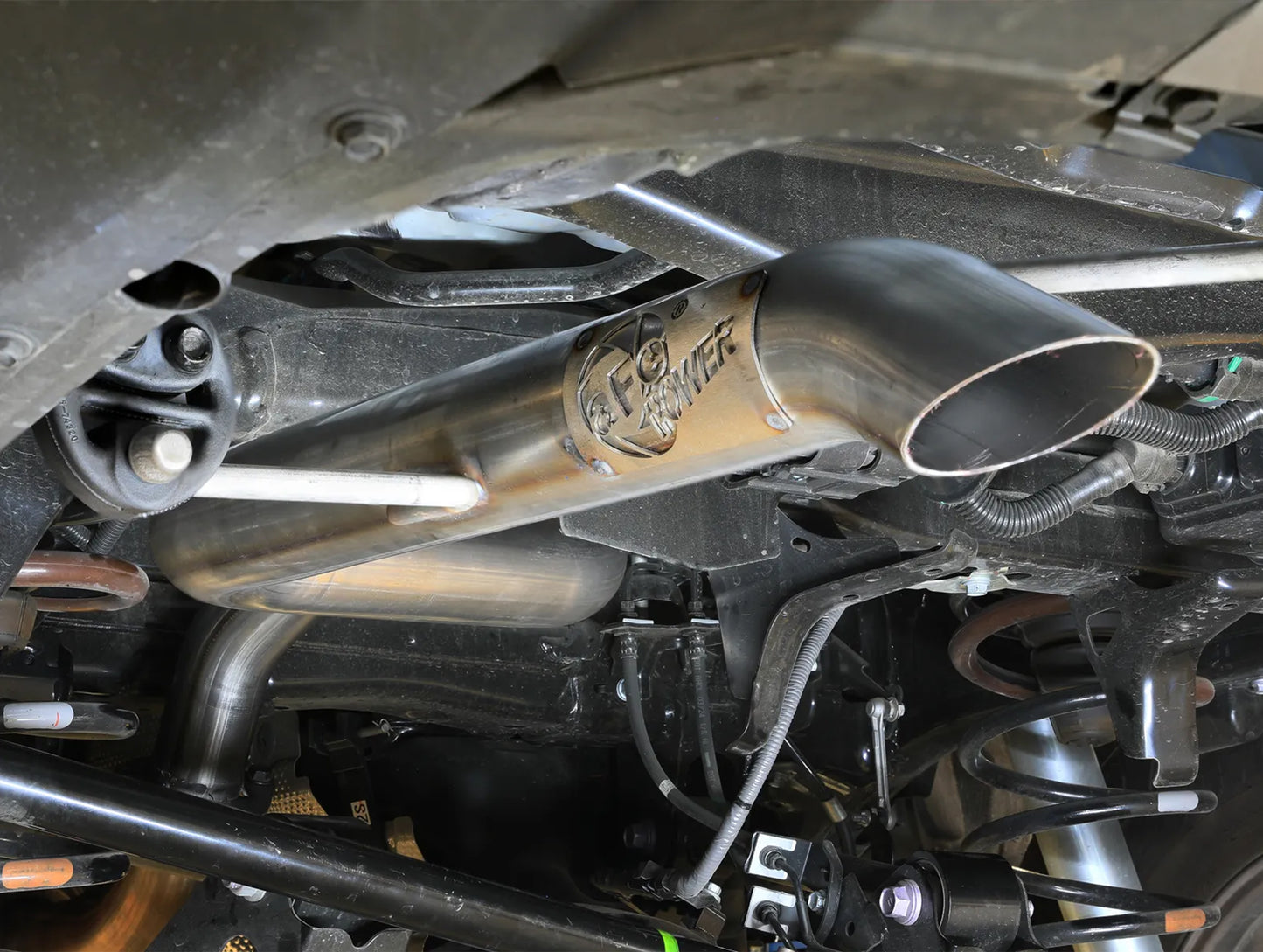 aFe Power Apollo GT Series 2-1/2in 409 Stainless Steel Axle-Back Hi-Tuck Exhaust System - 24+ Land Cruiser