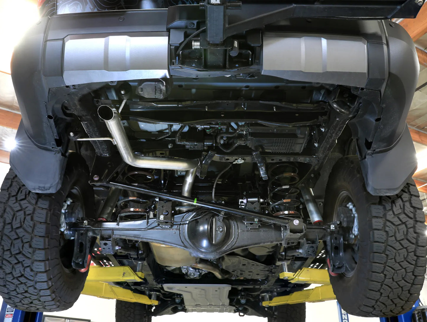aFe Power Apollo GT Series 2-1/2in 409 Stainless Steel Axle-Back Hi-Tuck Exhaust System - 24+ Land Cruiser