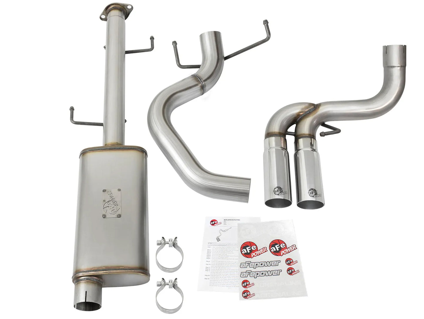 aFe Power Rebel Series 3in Stainless Steel Cat-Back Exhaust System - 07-14 FJ Cruiser