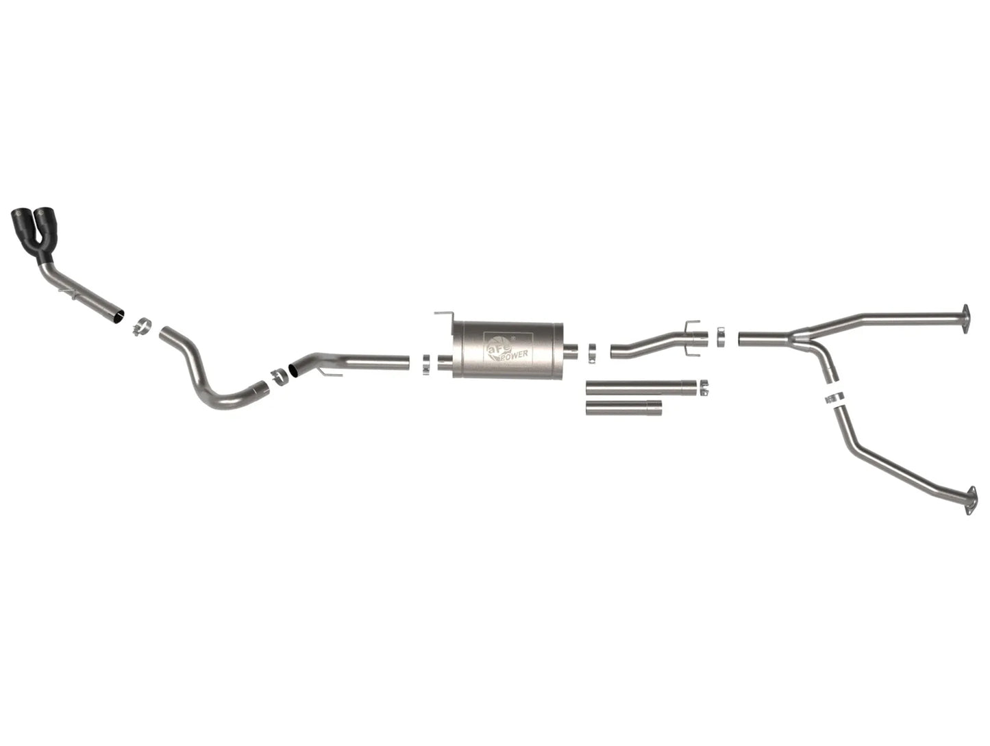 aFe Power Vulcan Series 2-1/2in to 3in 304 Stainless Steel Cat-Back Exhaust System - 22+ Tundra