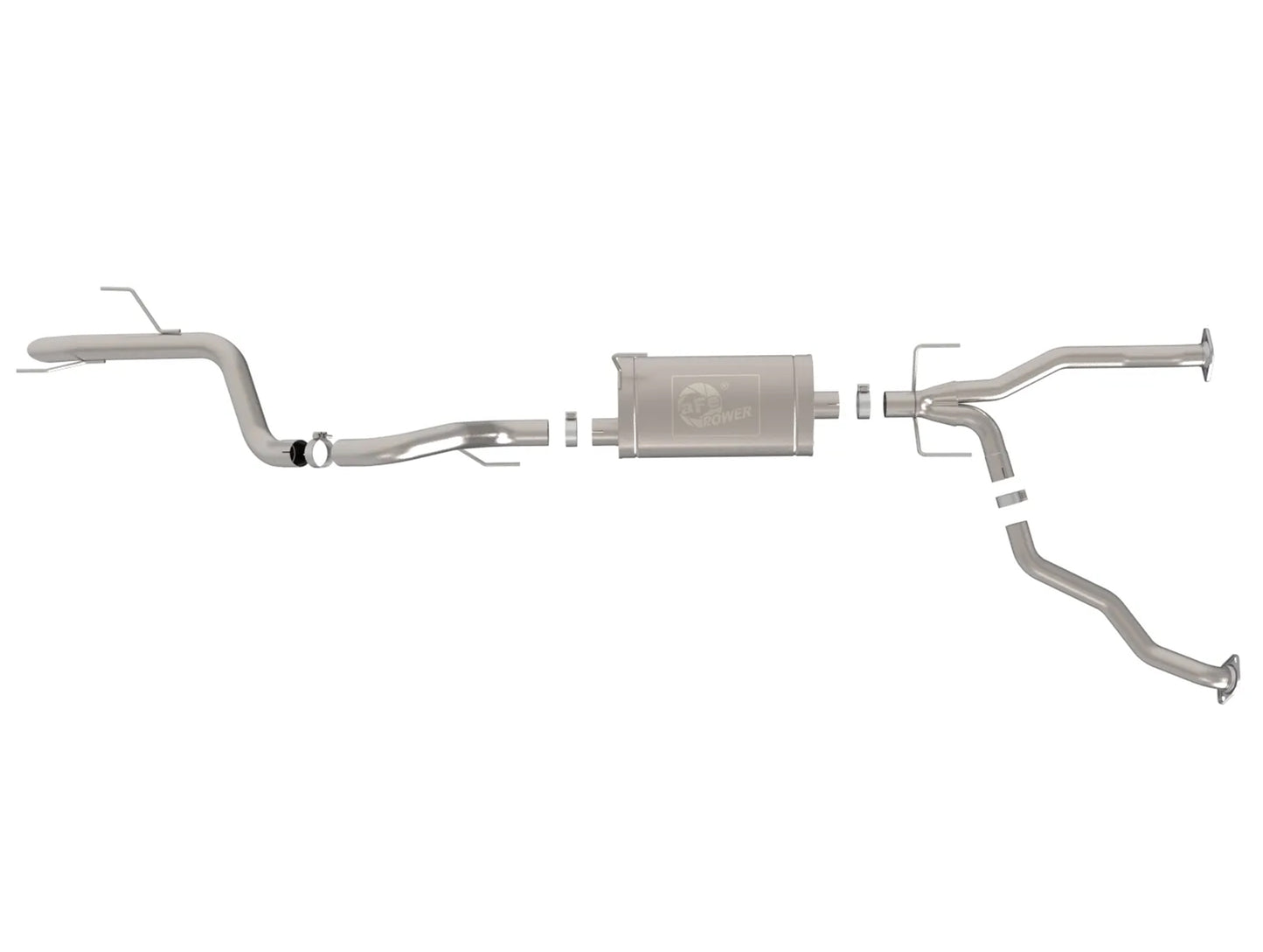 aFe Power Vulcan Series 2-1/2in to 3in Stainless Steel Cat-Back Hi-Tuck Exhaust System - 24+ GX550