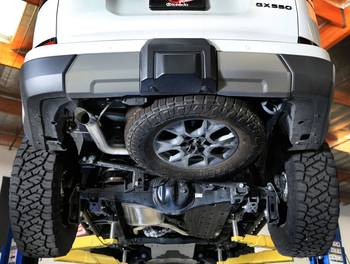 aFe Power Vulcan Series 2-1/2in to 3in Stainless Steel Cat-Back Hi-Tuck Exhaust System - 24+ GX550